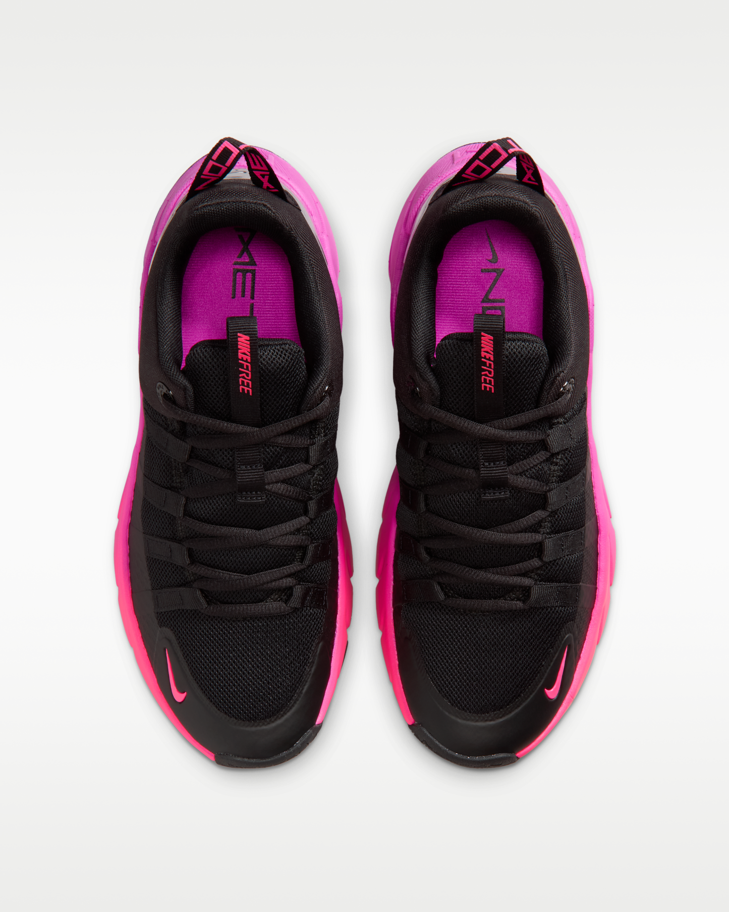 Nike Free Metcon 7 Women's Training Shoes - Black/Hyper Pink/Metallic Cool Grey/Fuchsia Blast - View 4
