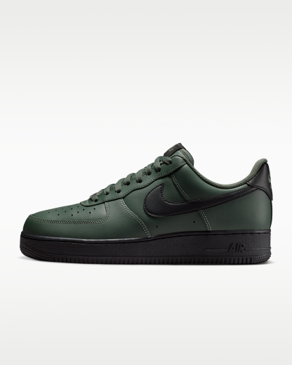 Nike Air Force 1 '07 Men's Shoes - Camo Green/Black - View 1