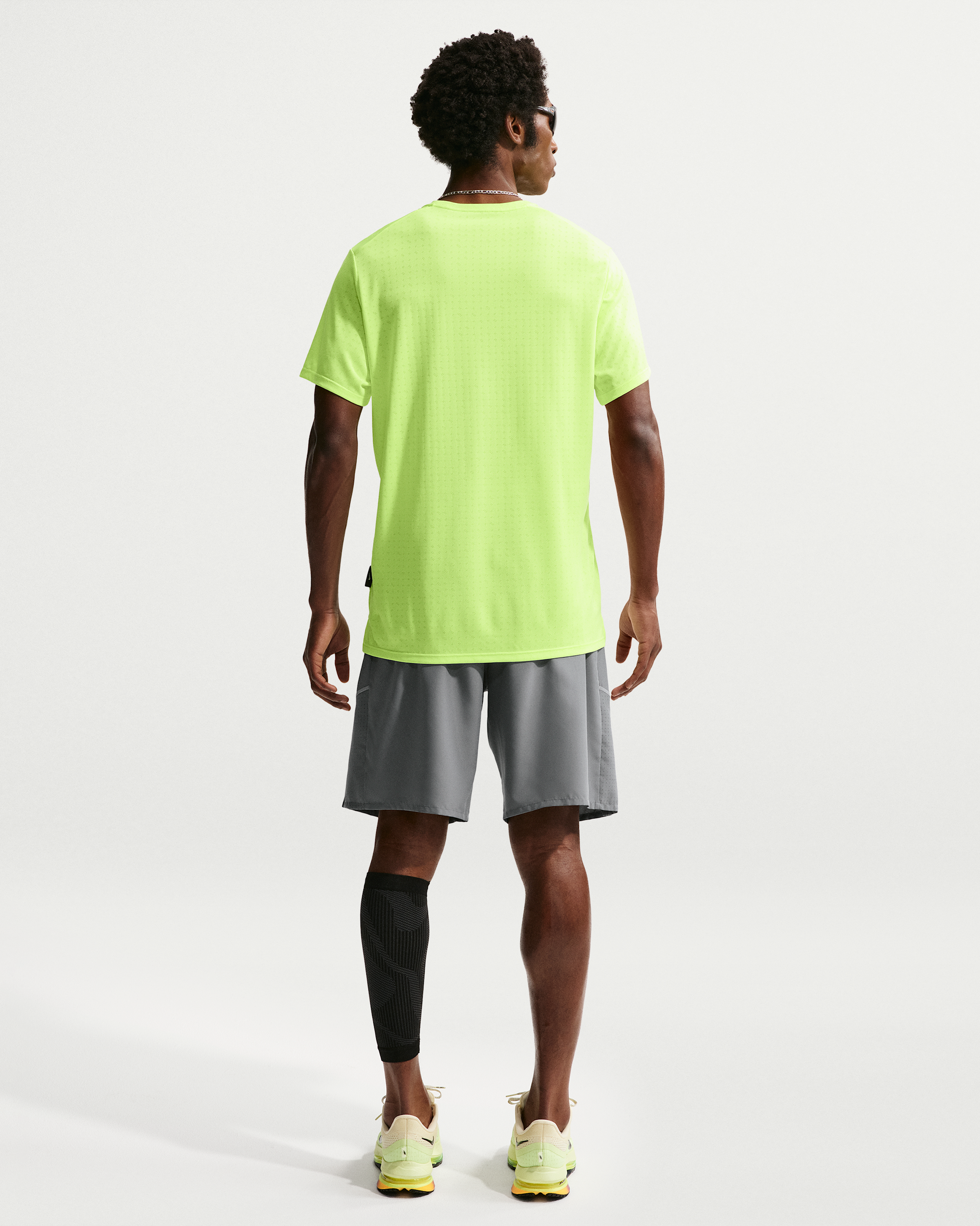Nike Miler Men's Dri-FIT 23cm (approx.) Unlined Running Shorts - Smoke Grey/Smoke Grey - View 5