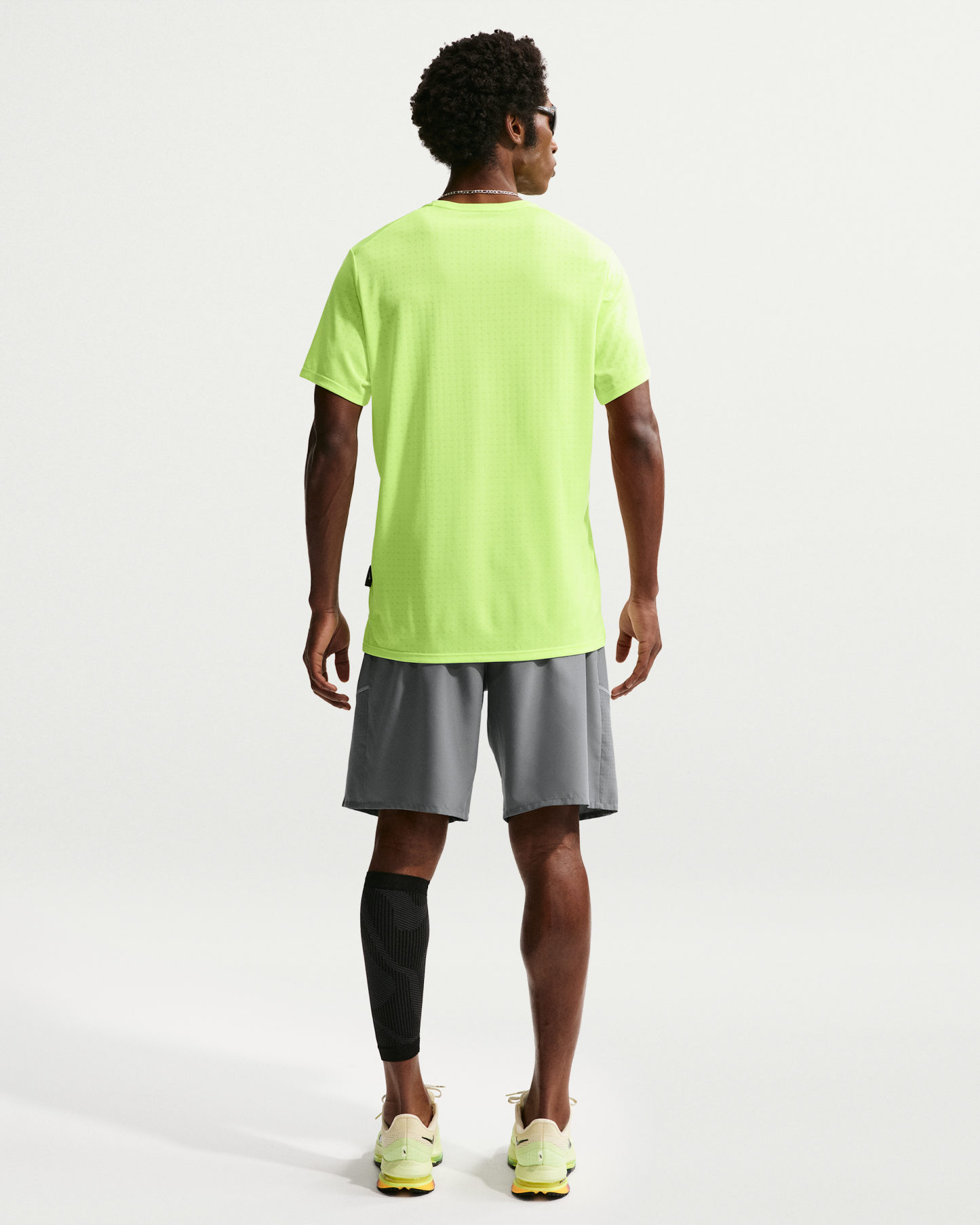 Nike Miler Men's Dri-FIT 23cm (approx.) Unlined Running Shorts - Smoke Grey/Smoke Grey - View 5