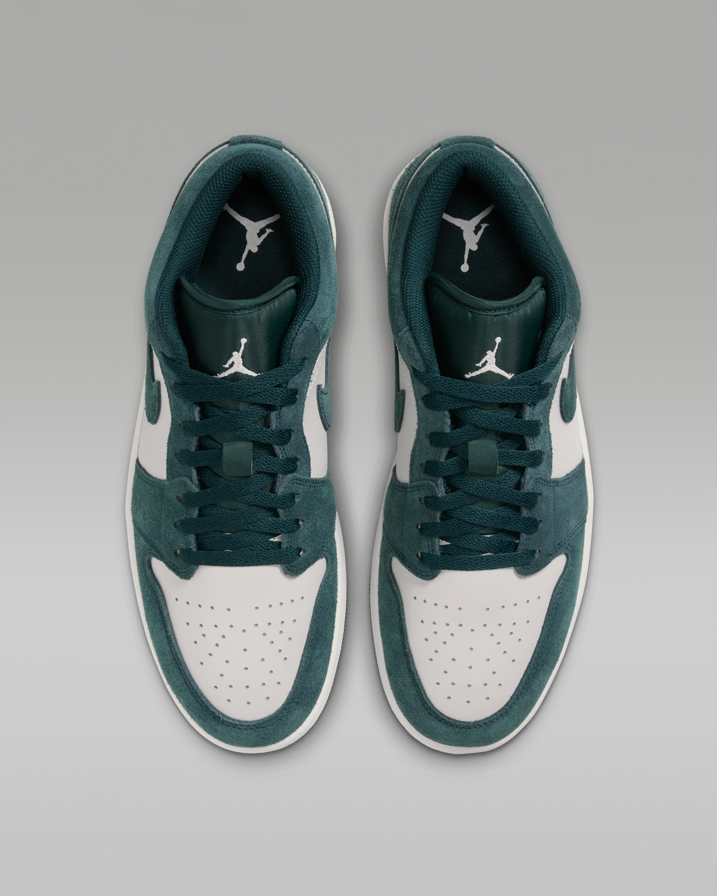 Air Jordan 1 Low Men's Shoes - Midnight Spruce/Pale Ivory/Light Orewood Brown - View 4
