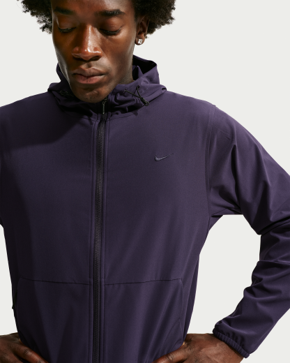 Nike Unlimited Men's Repel Hooded Versatile Jacket - Purple Dynasty/Black/Purple Dynasty - View 3