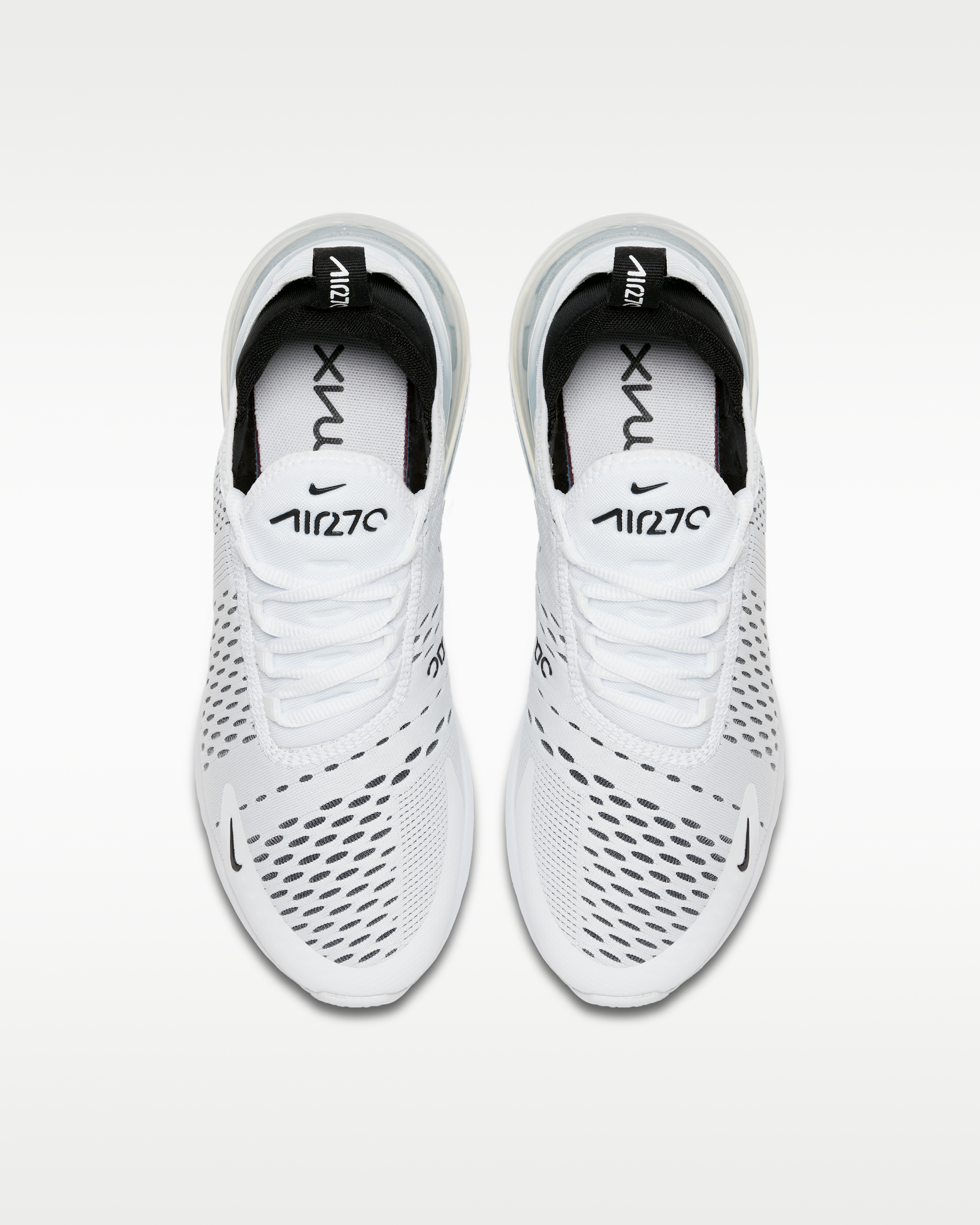 Nike Air Max 270 Women's Shoes - White/White/Black - View 4