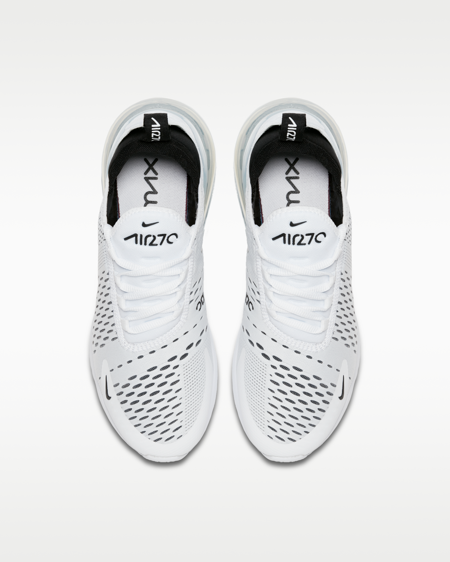 Nike Air Max 270 Women's Shoes - White/White/Black - View 4