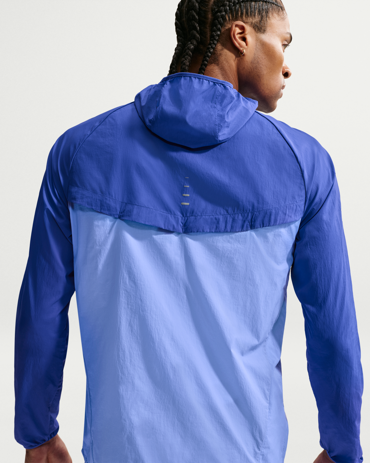 Nike Stride Men's Repel UV Running Jacket - Lapis/Royal Pulse - View 2