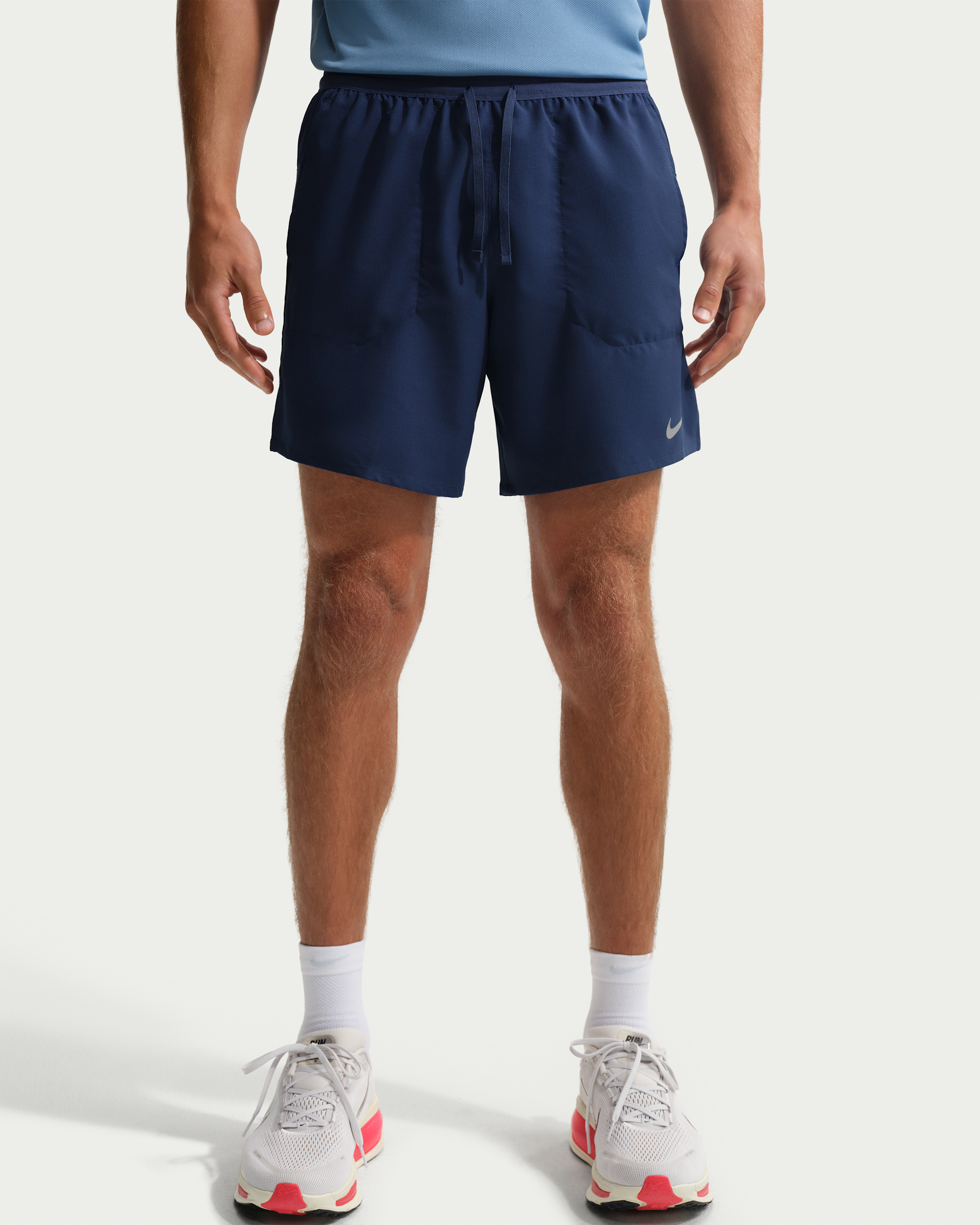 Nike Stride Men's Dri-FIT 18cm (approx.) Briefs-Lined Running Shorts - Midnight Navy - View 2