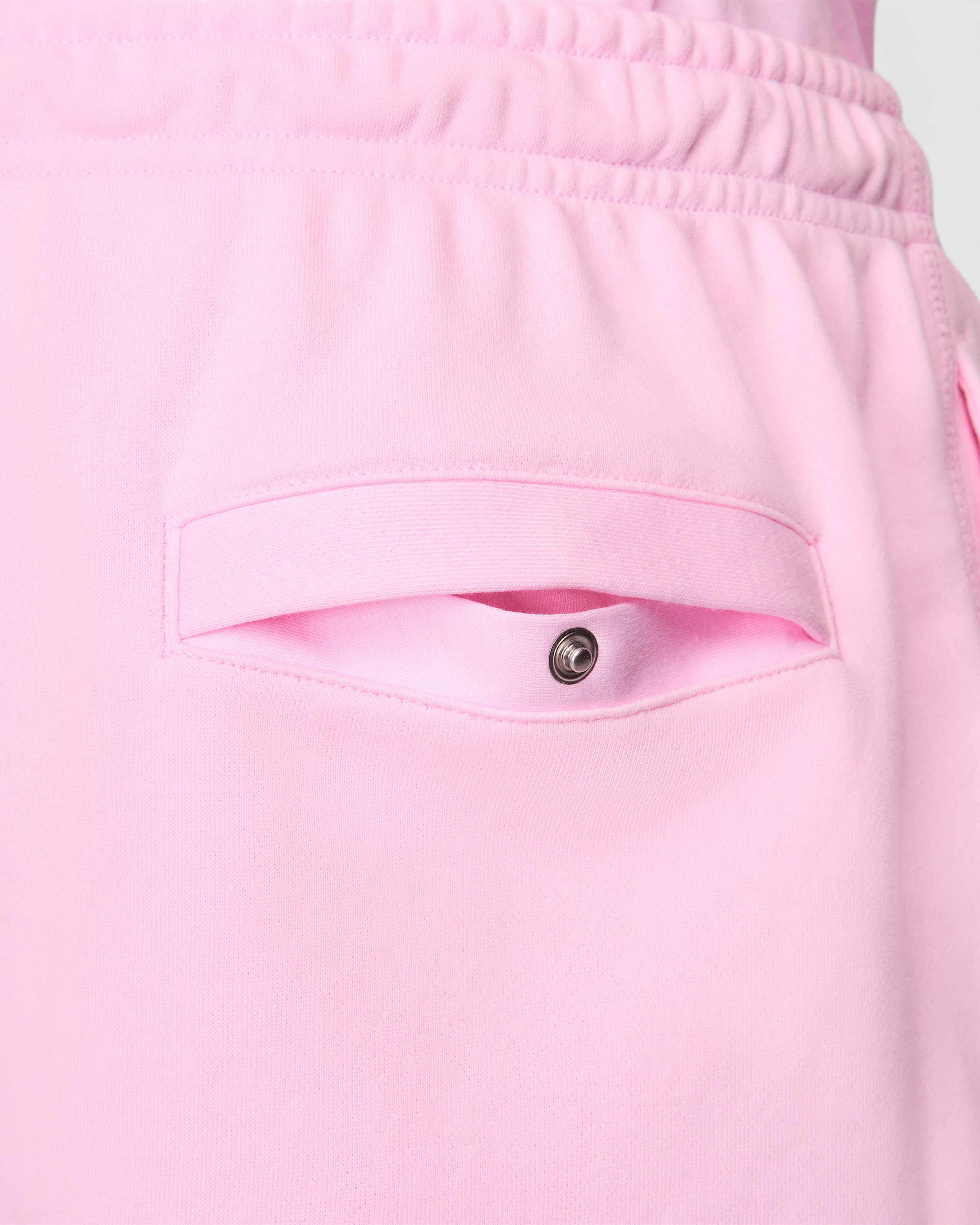 Nike Club Men's French Terry Flow Shorts - Pink Foam/Pink Foam/White - View 6