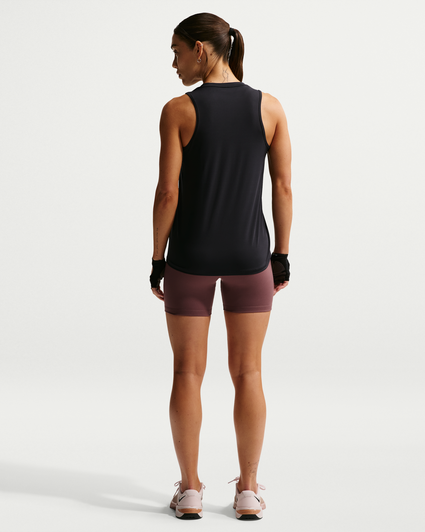 Nike One Classic Women's Dri-FIT Tank Top - Black/White - View 5