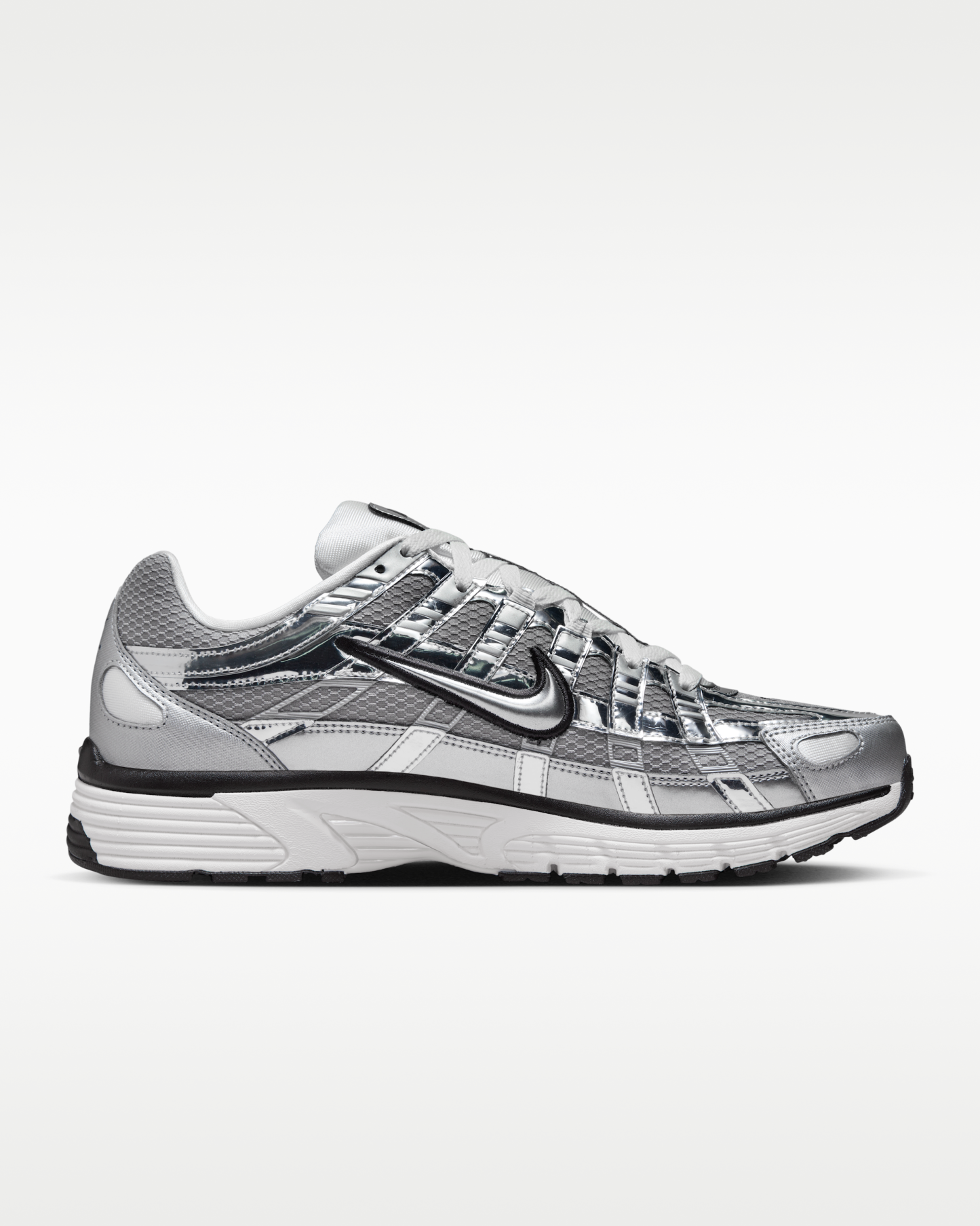 Nike P-6000 Shoes - Metallic Silver/Sail/Black/Metallic Silver - View 3
