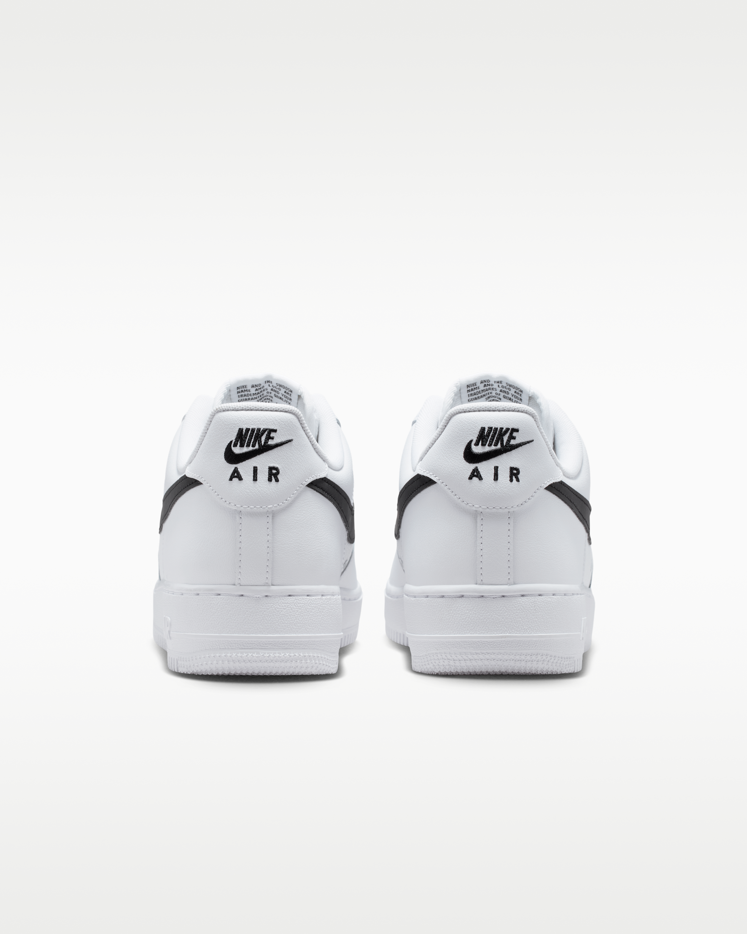 Nike Air Force 1 '07 LV8 Men's Shoes - White/White/Black - View 6