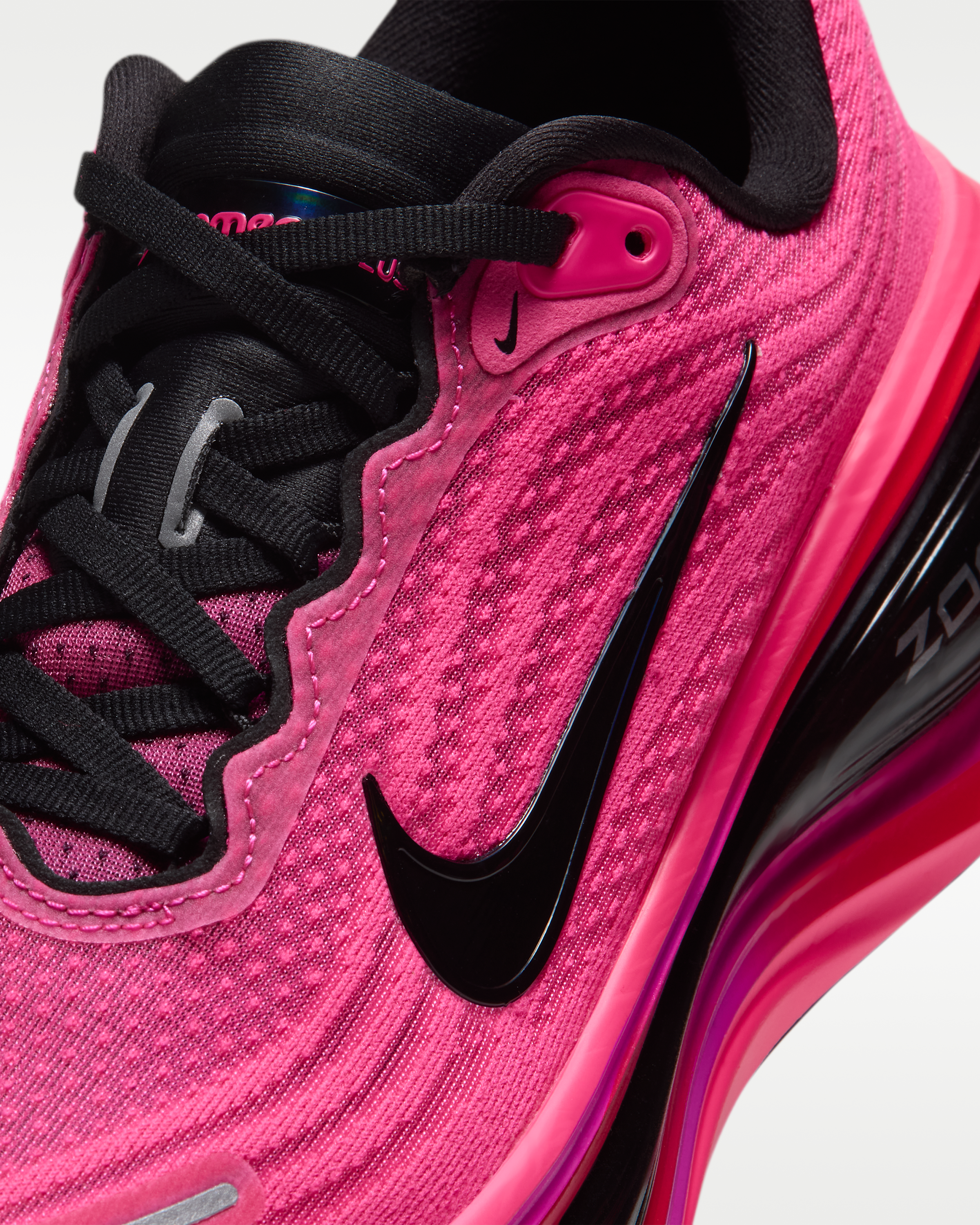 Nike Vomero Plus Women's Road Running Shoes - Black/Hyper Pink/Fuchsia Blast/Black - View 7