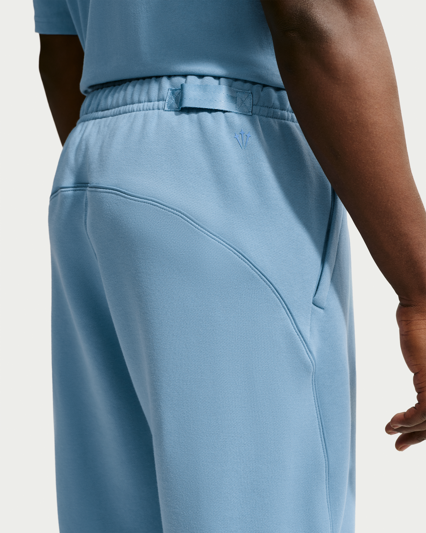 NOCTA NOCTA Fleece CS Open-Hem Tracksuit Bottoms - Work Blue/Polar - View 6