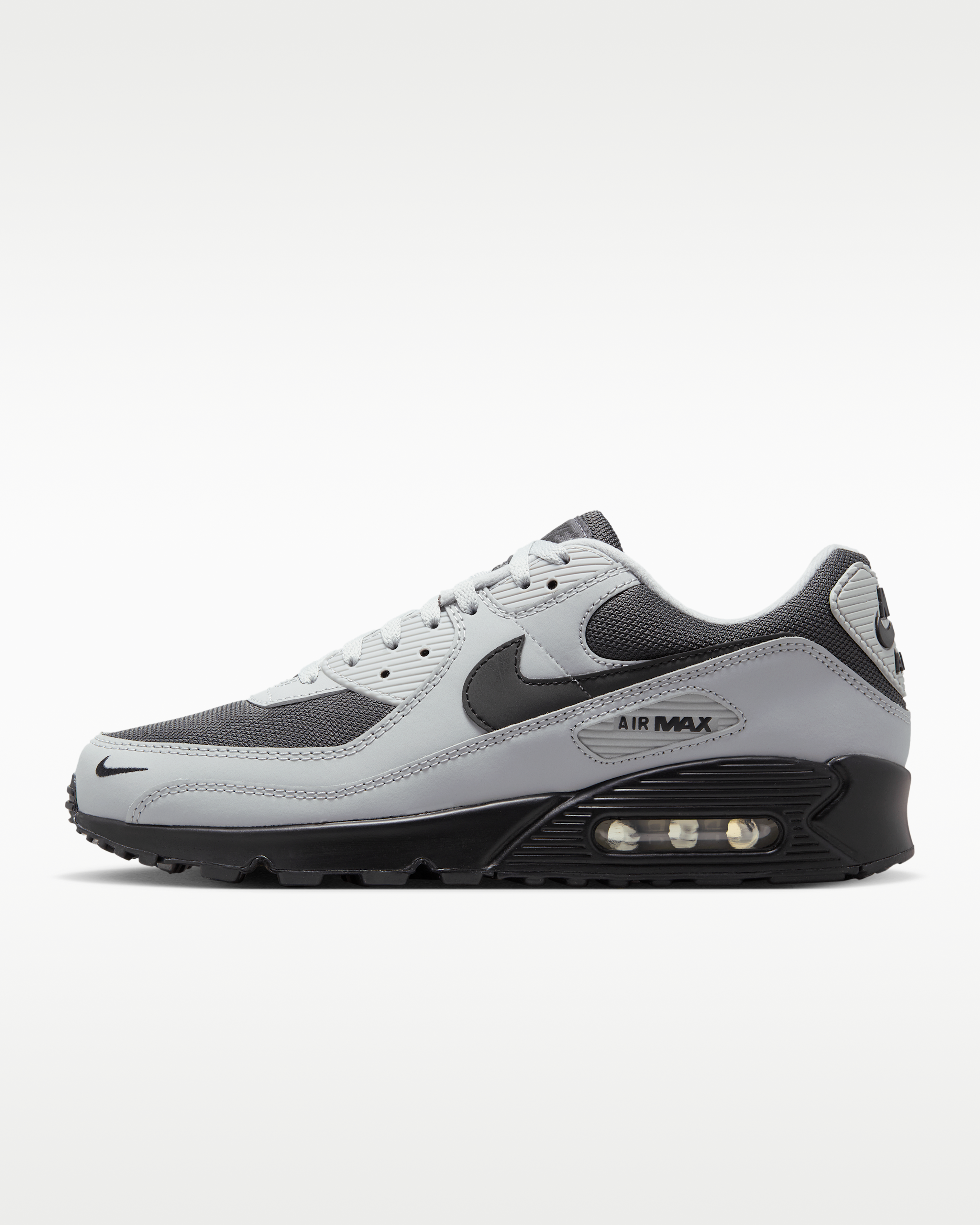 Nike Air Max 90 Men's Shoes - Light Smoke Grey/Anthracite/Photon Dust/Black - View 1