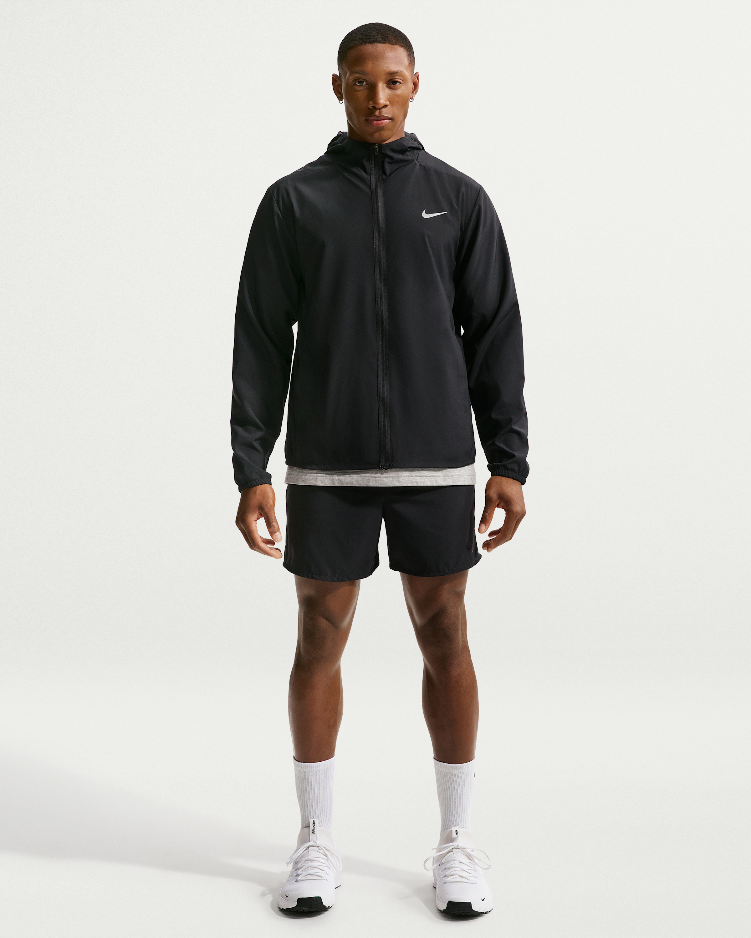Nike Form Men's Dri-FIT Hooded Versatile Jacket - Black - View 4