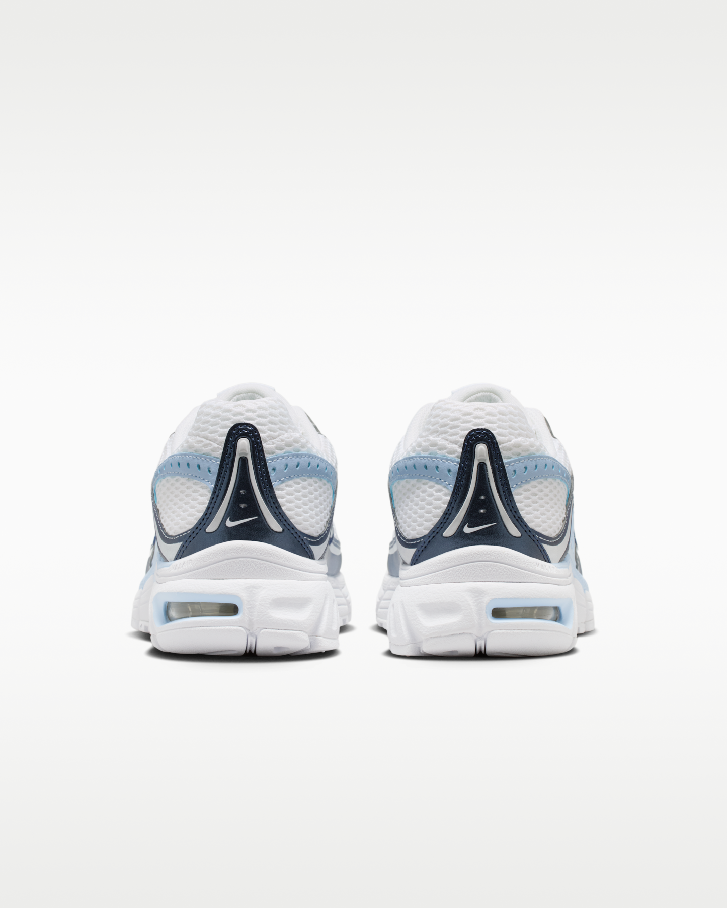 Nike Air Max Moto 2K Women's Shoes - White/Metallic Silver/Midnight Navy/Hydrogen Blue - View 6
