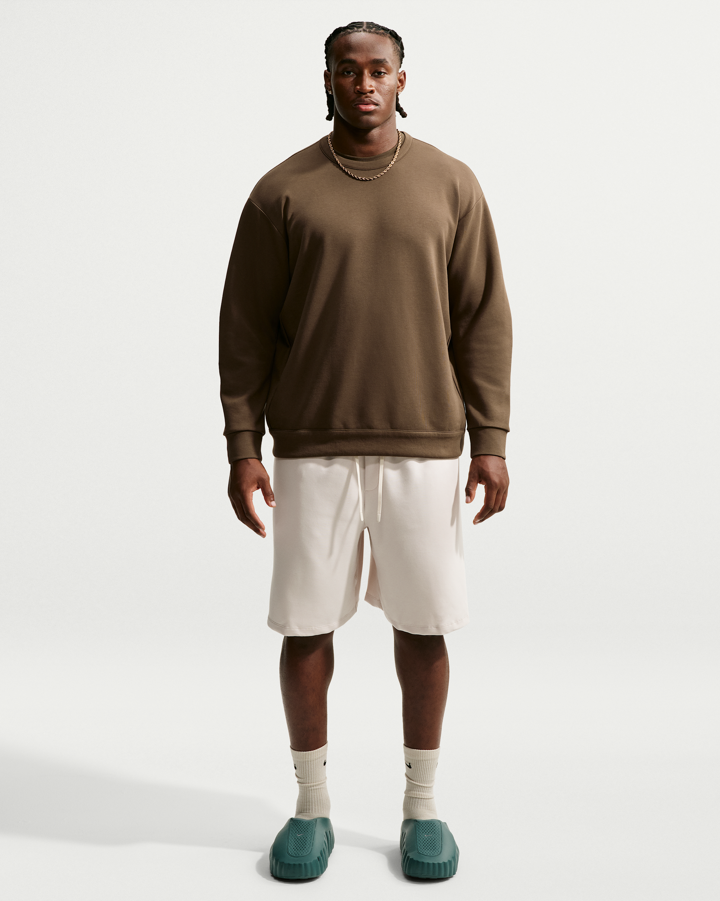 Nike 24.7 ImpossiblySoft Men's Dri-FIT Crew - Dark Hazel/Black/Velvet Brown - View 10