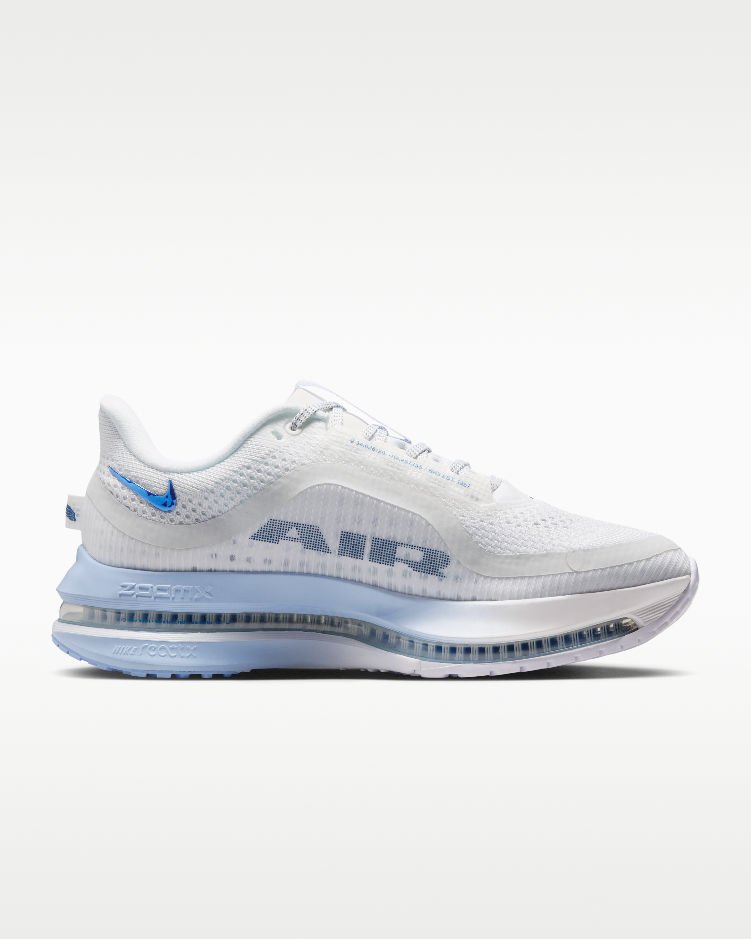 Nike Pegasus Premium Women's Road Running Shoes - White/Aluminium/Sundial/Mystic Navy - View 3