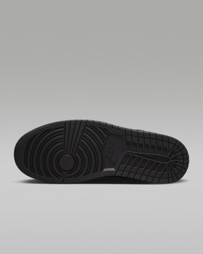 Air Jordan 1 Low Men's Shoes - Black/Black/Black - View 2