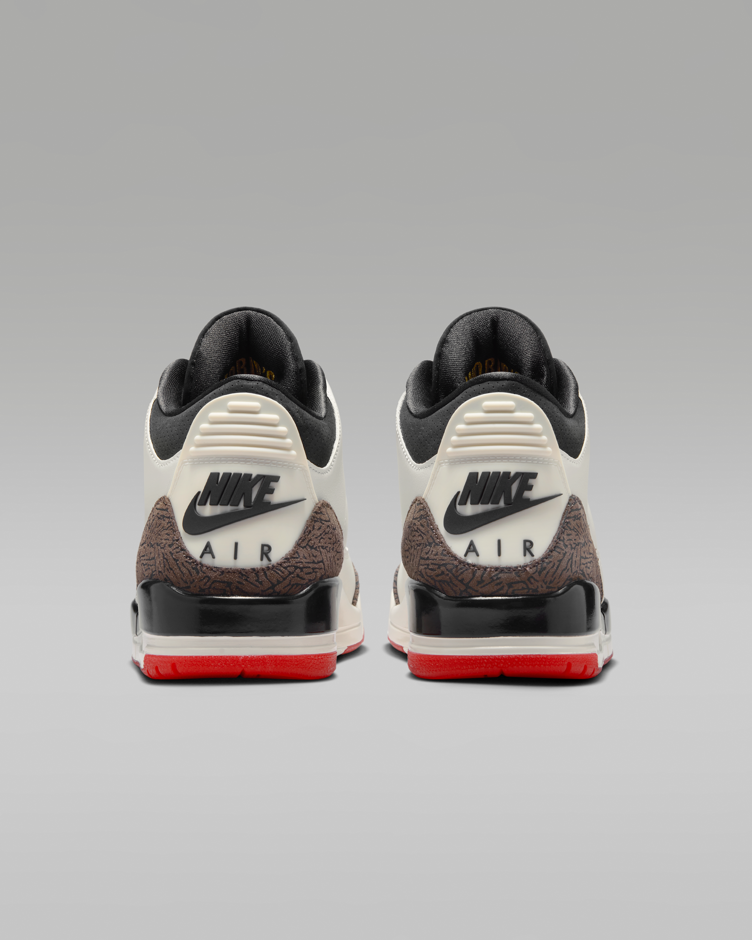 Air Jordan 3 'World's Best' Men's Shoes - Sail/University Red/Pale Ivory/Black - View 6