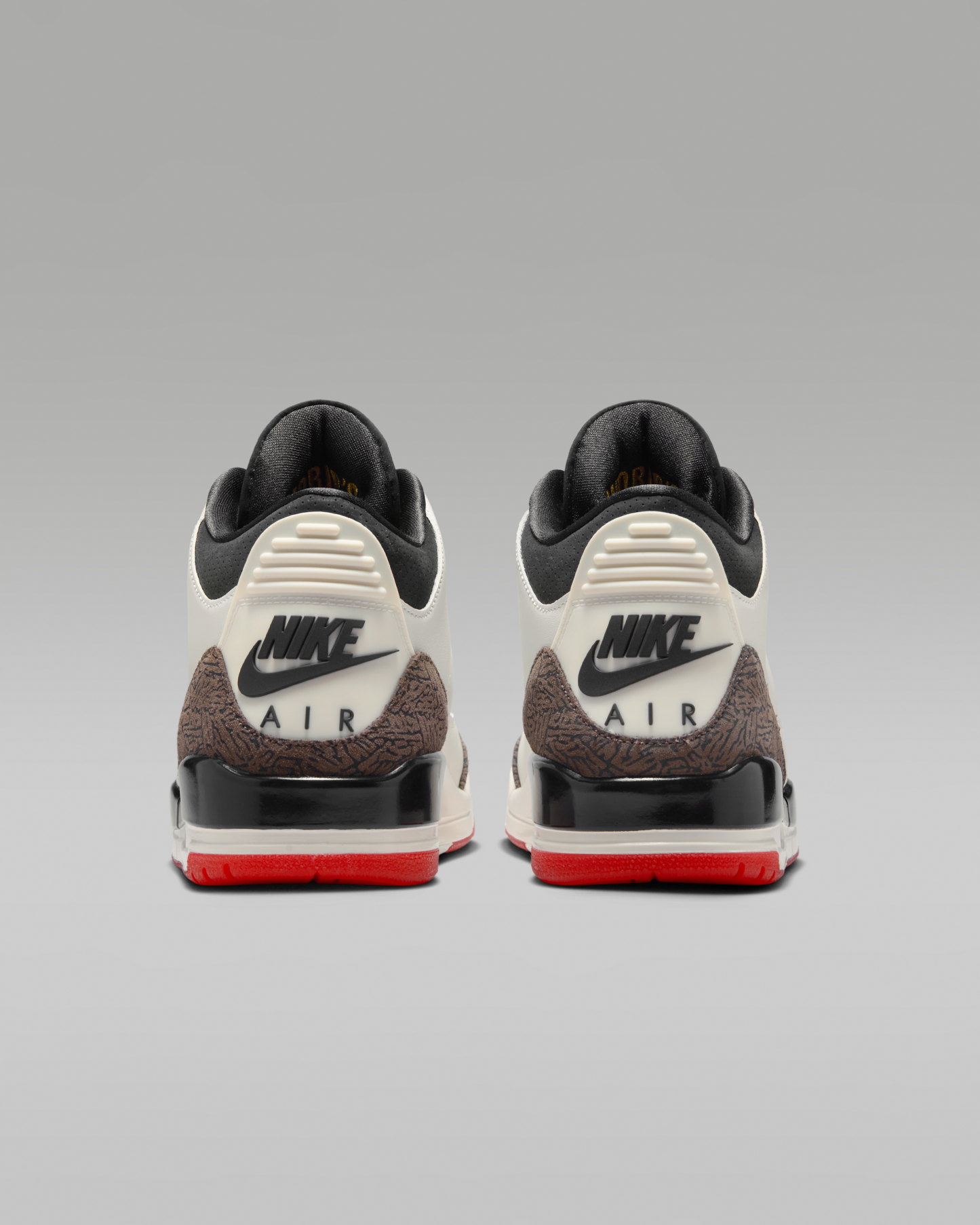 Air Jordan 3 'World's Best' Men's Shoes - Sail/University Red/Pale Ivory/Black - View 6