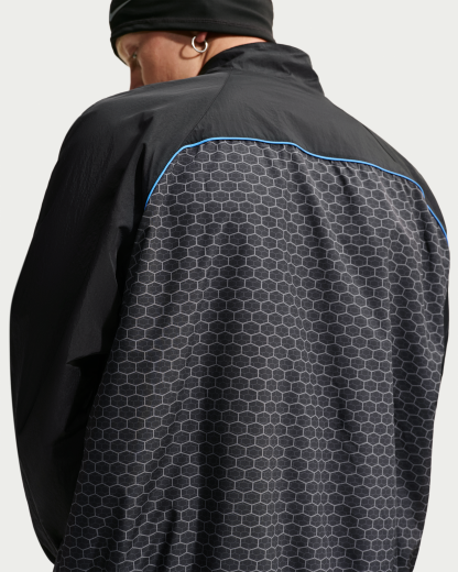 Nike Sportswear Men's Woven Tracksuit Jacket - Black/Black - View 3
