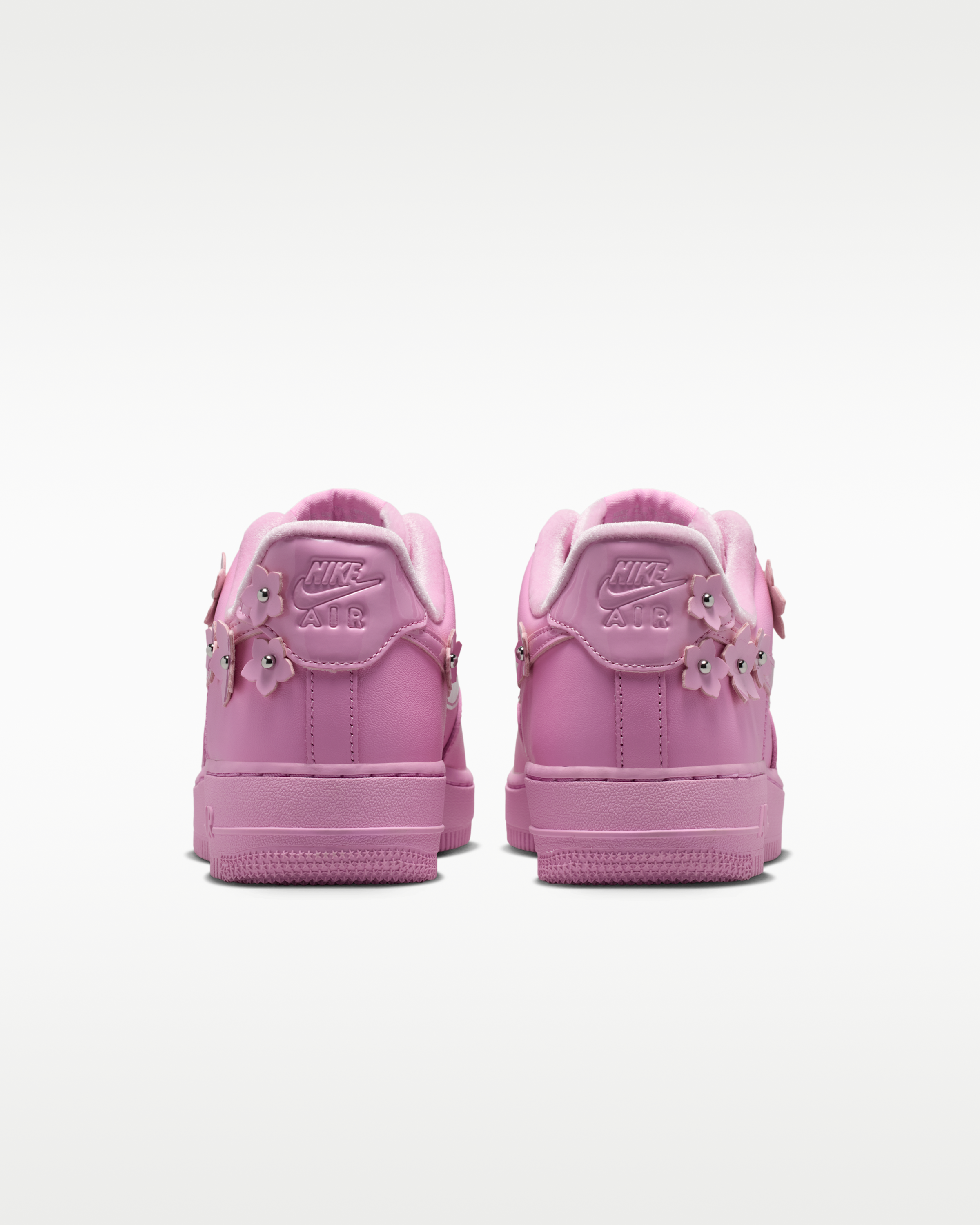 Nike Air Force 1 '07 'Florette' Women's Shoes - Pink Rise/Pink Foam/Metallic Silver/Pink Rise - View 6