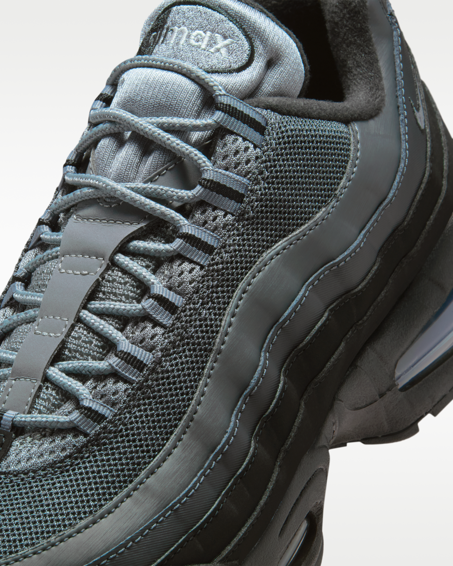 Nike Air Max 95 Big Bubble Men's Shoes - Black/Lime Blast/Anthracite/Metallic Silver - View 7