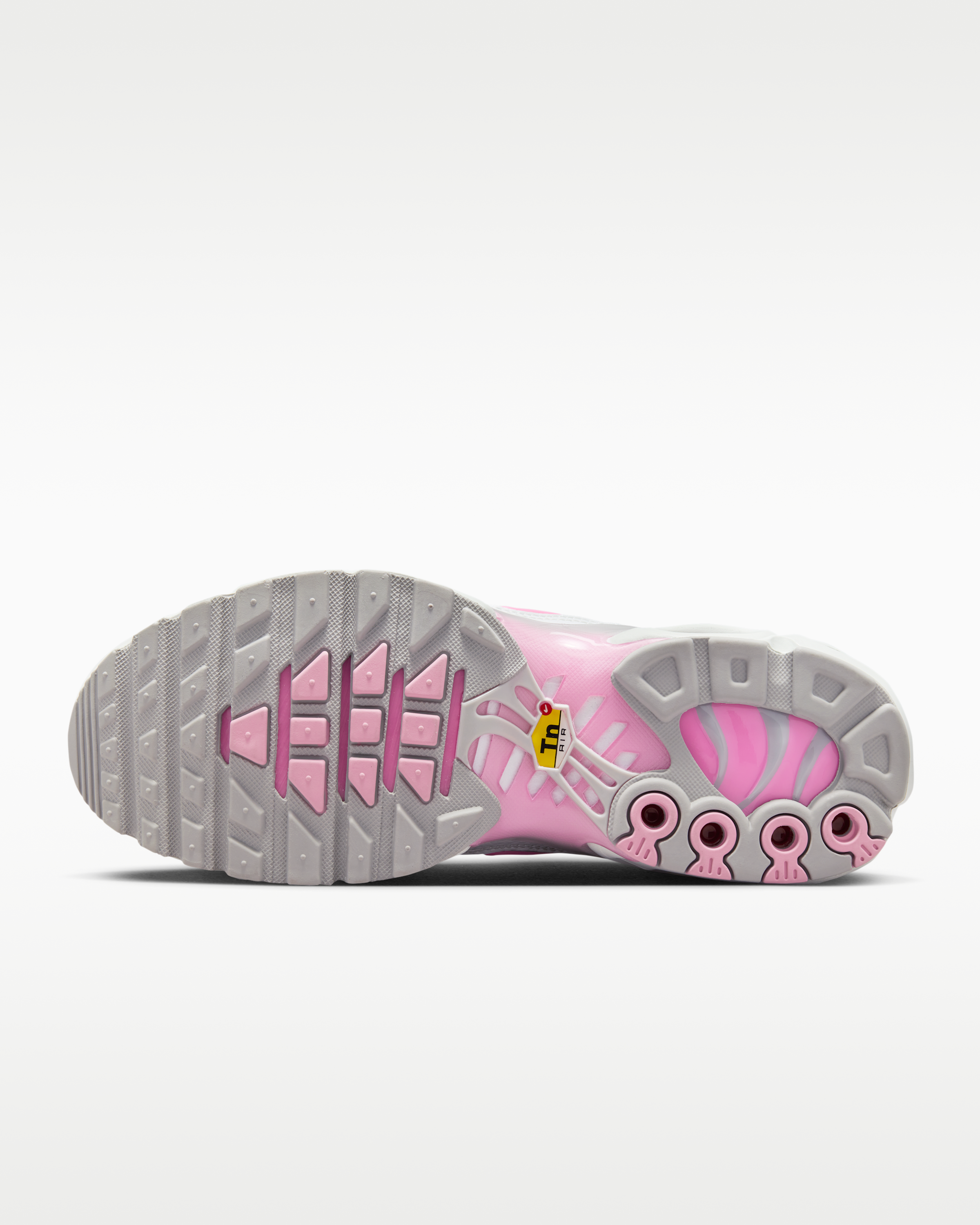 Nike Air Max Plus Women's Shoes - Summit White/Grey Fog/Metallic Silver/Pink Rise - View 3