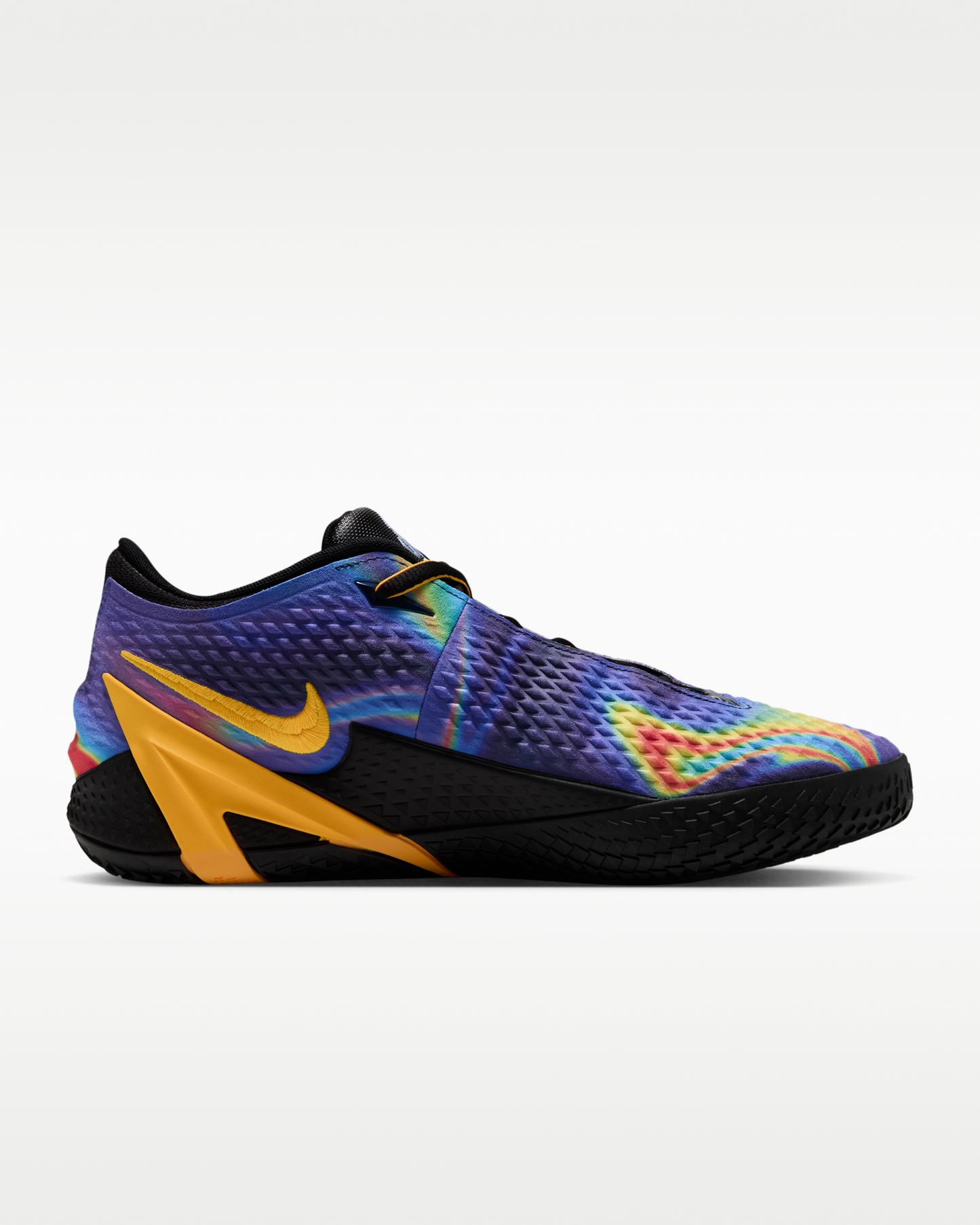 Ja 4 'Heat Check' Basketball Shoes - Obsidian/Dark Iris/Black/Total Orange - View 3