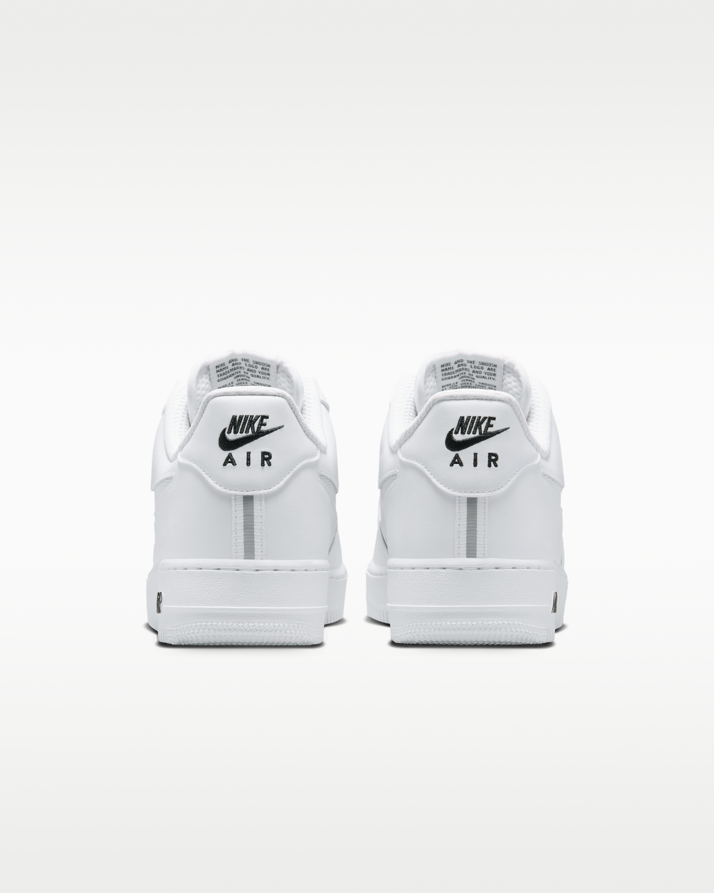 Nike Air Force 1 '07 LV8 Men's Shoes - White/Black/Reflect Silver - View 6