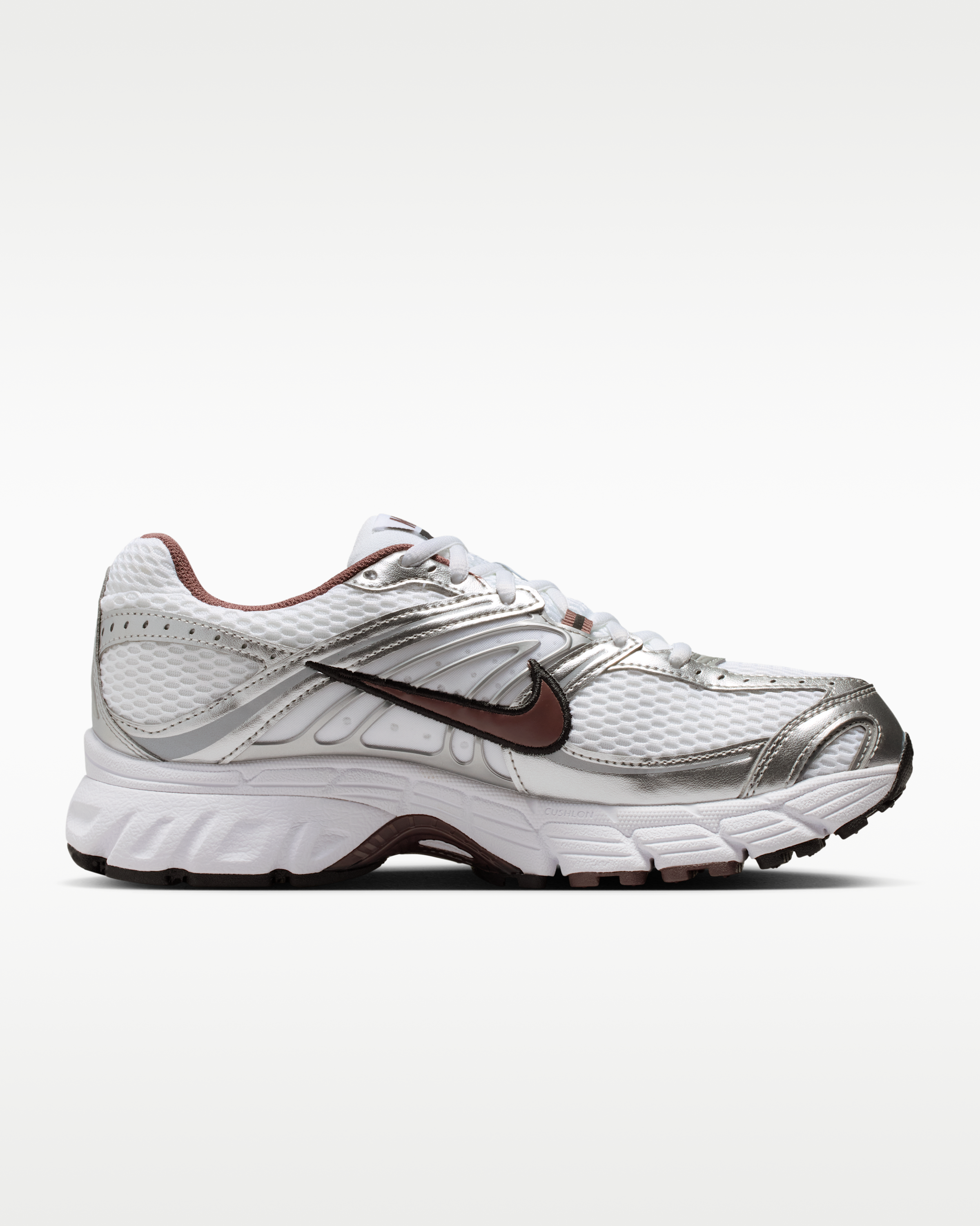 Nike Air Max Moto 2K Women's Shoes with Reflective Design Accents - White/Metallic Silver/Black/Tattoo - View 3