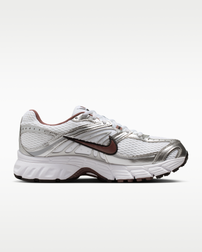 Nike Air Max Moto 2K Women's Shoes with Reflective Design Accents - White/Metallic Silver/Black/Tattoo - View 3