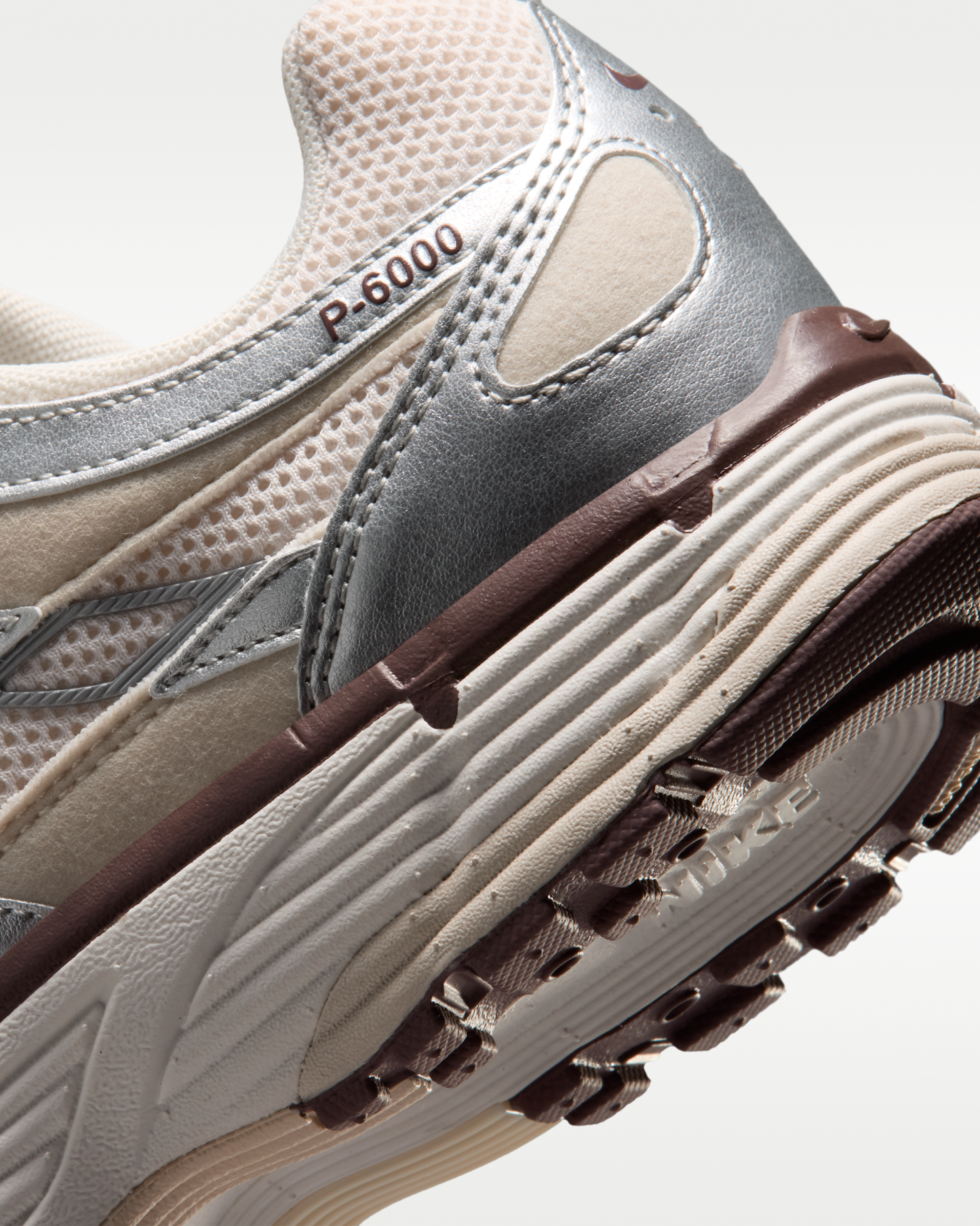 Nike P-6000 Women's Shoes - Phantom/Metallic Silver/Light Orewood Brown/Tattoo - View 8