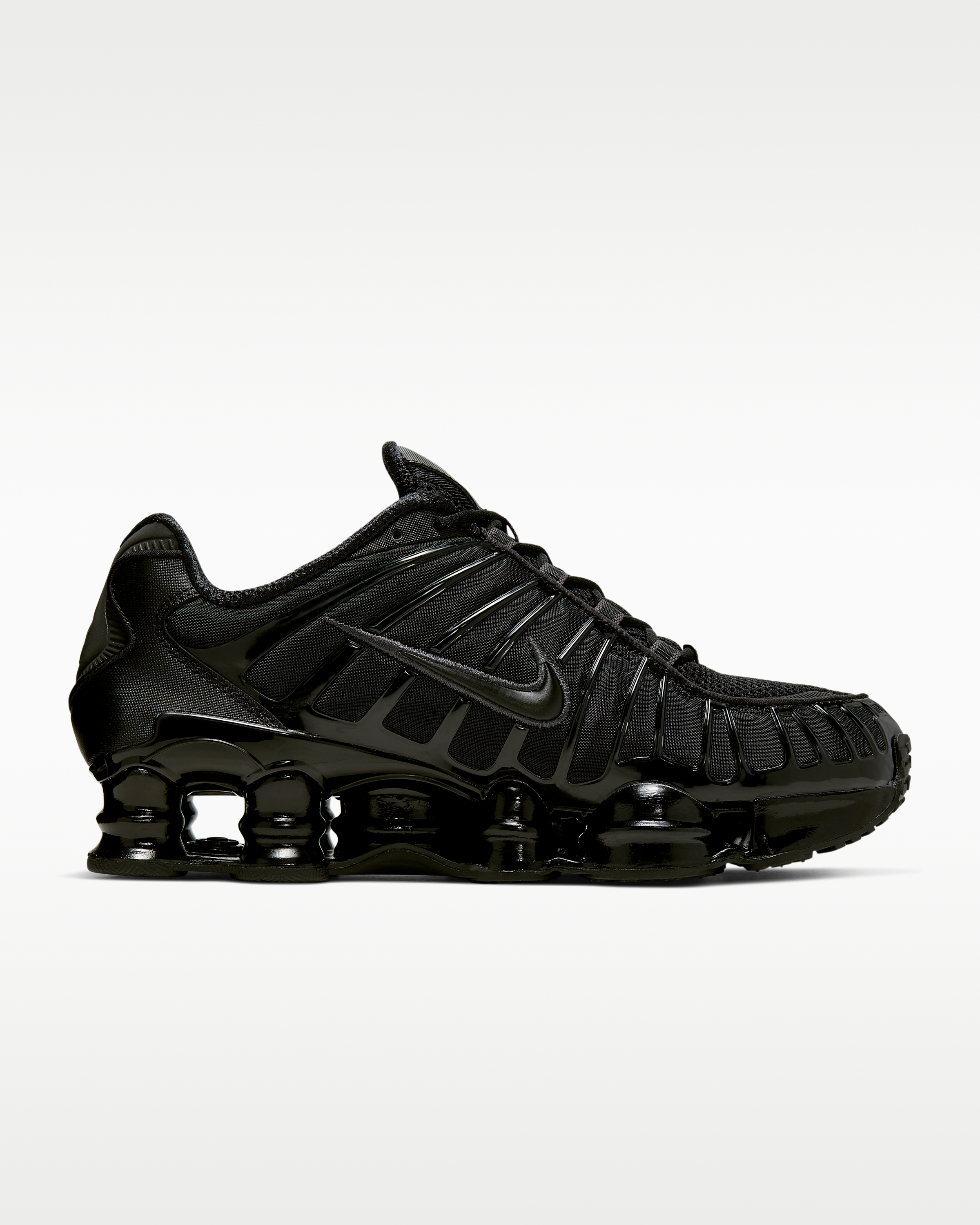 Nike Shox TL Men's Shoes - Black/Metallic Hematite/Max Orange/Black - View 3