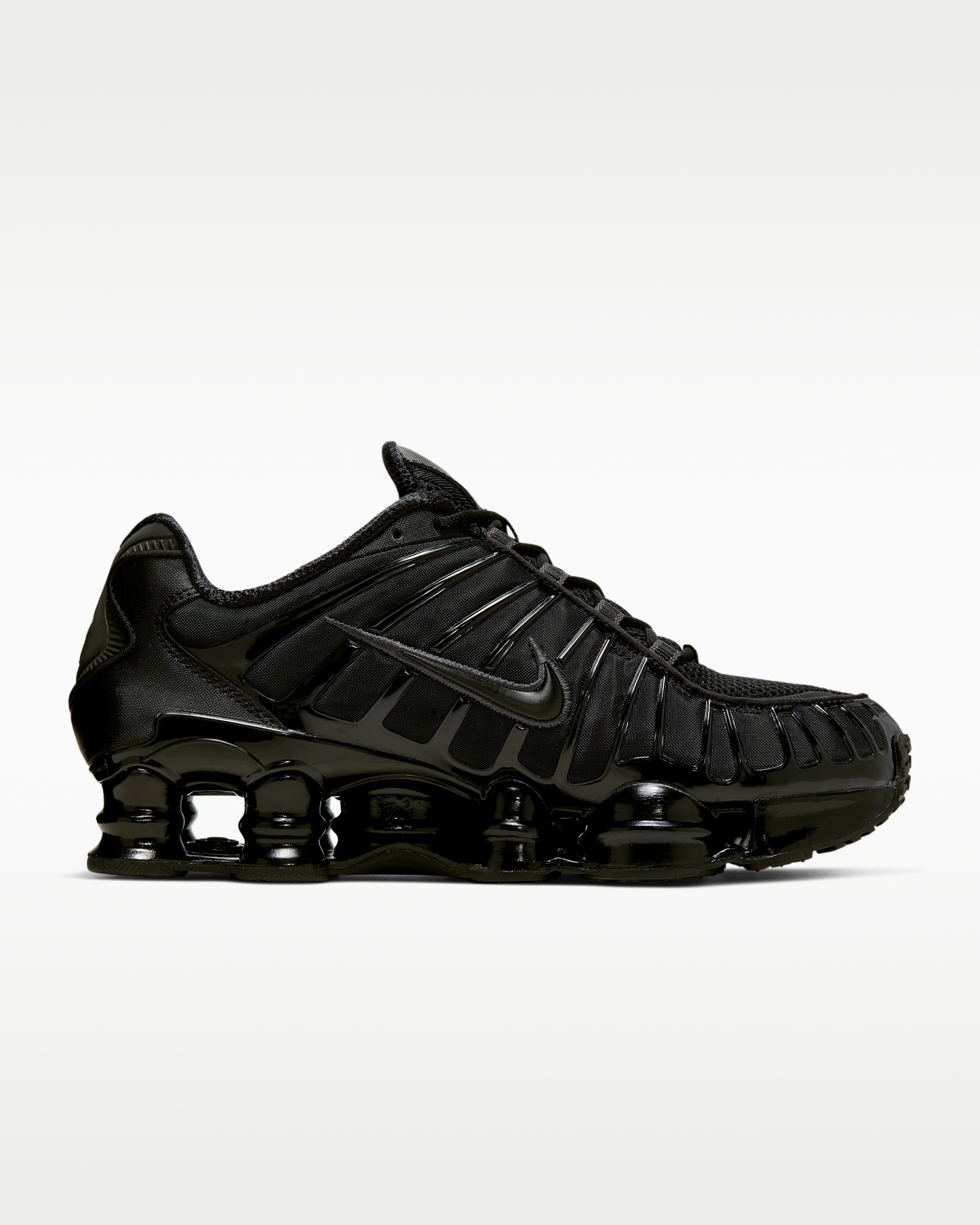 Nike Shox TL Men's Shoes - Black/Metallic Hematite/Max Orange/Black - View 3