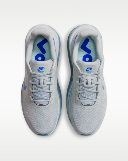 Nike Vomero Premium Men's Road Running Shoes - Grey Mist/Smoky Blue/Barely Green/Racer Blue - View 4