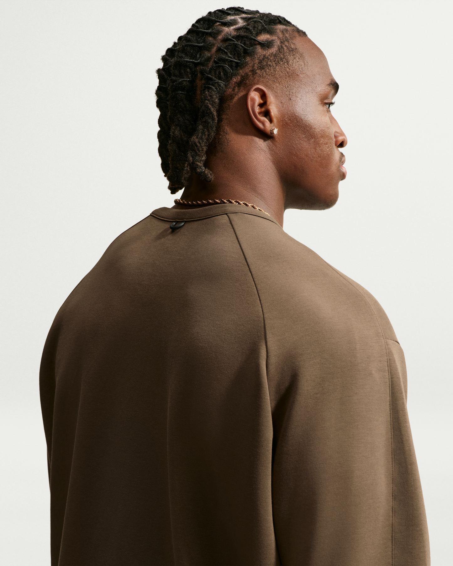 Nike 24.7 ImpossiblySoft Men's Dri-FIT Crew - Dark Hazel/Black/Velvet Brown - View 8