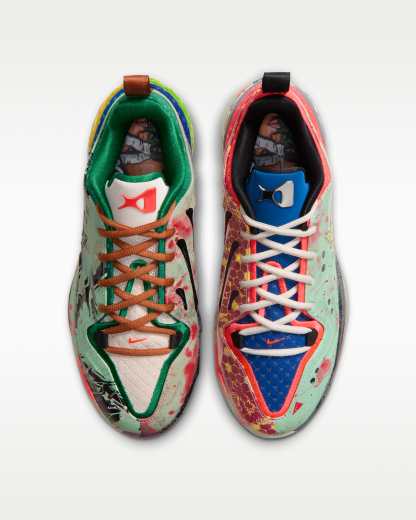 A'Two 'Potion No. 22' A'ja Wilson Basketball Shoes - Light Orewood Brown/Pine Green/Bright Crimson/Black - View 4
