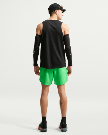 Nike Stride Men's Dri-FIT 18cm (approx.) Briefs-Lined Running Shorts - Green Spark - View 5