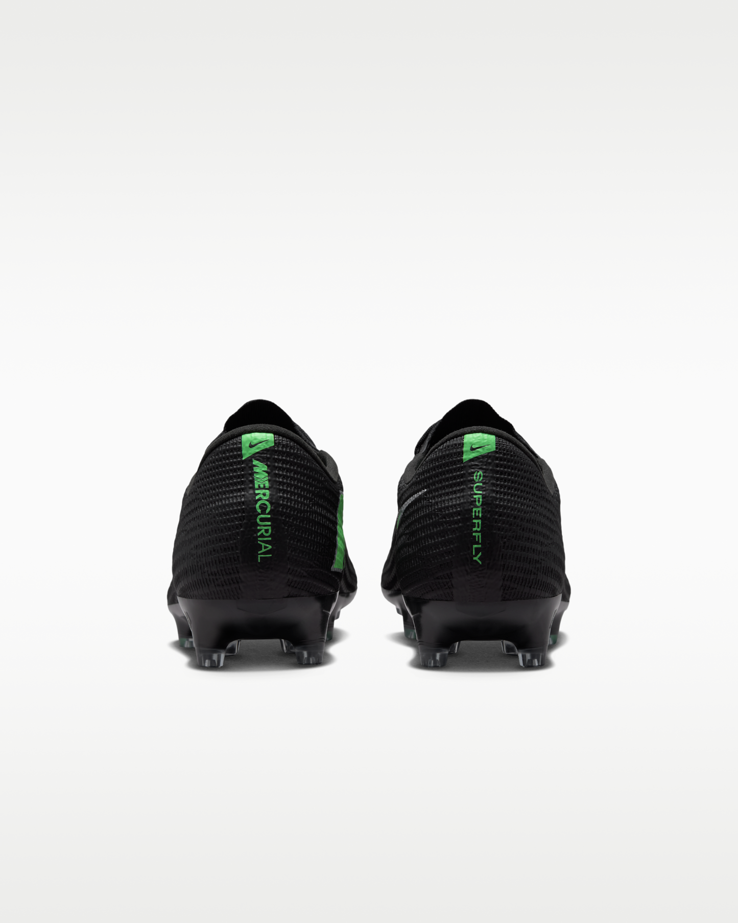 Nike Mercurial Superfly 11 Elite Artificial-Grass Low-Top Football Boots - Black/Black/Illusion Green - View 6