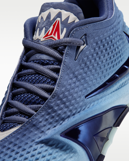 Ja 4 ‘Deep Water’ Basketball Shoes - Diffused Blue/Chambray/Glacier Blue/Blackened Blue - View 7