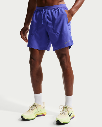 Nike Stride Men's Dri-FIT 18cm (approx.) Briefs-Lined Running Shorts - Lapis - View 2