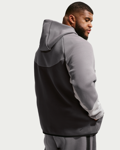 Nike Tech Men's Fleece Windrunner Full-Zip Jacket - Pencil Point/Medium Ash/College Grey/Sapphire - View 8