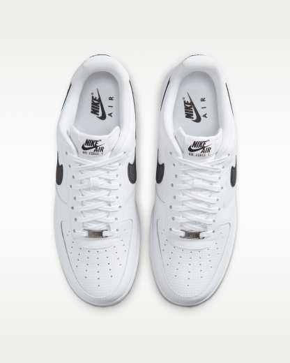 Nike Air Force 1 '07 LV8 Men's Shoes - White/White/Black - View 4