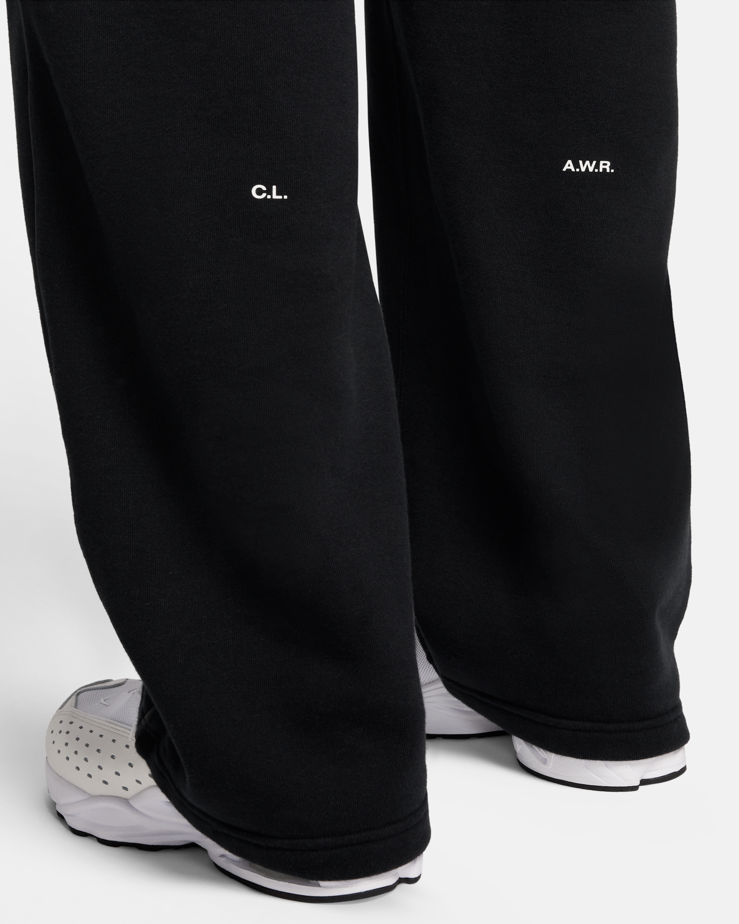 NOCTA NOCTA Fleece CS Open-Hem Tracksuit Bottoms - Black/Black/White - View 7