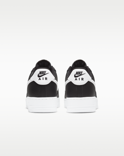 Nike Air Force 1 '07 Men's Shoe - Black/White - View 6