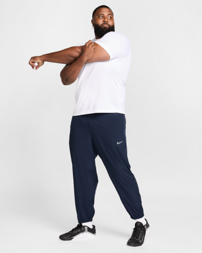 Nike Form Men's Dri-FIT Tapered Versatile Trousers - Obsidian/Black - View 14