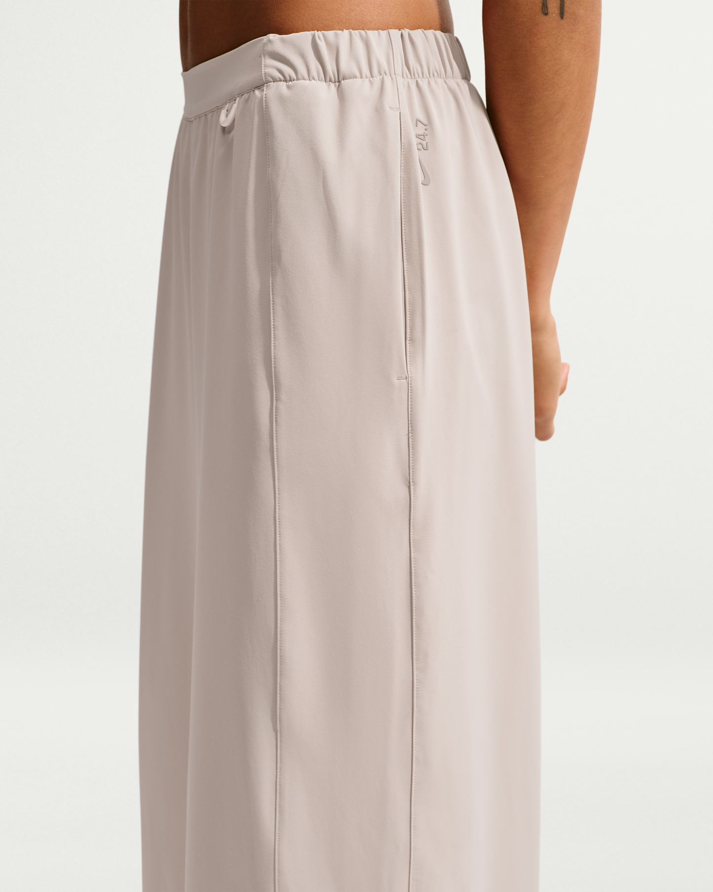 Nike 24.7 PerfectStretch Women's Dri-FIT Mid-Rise Wide-Leg Trousers - Cream II/College Grey - View 3
