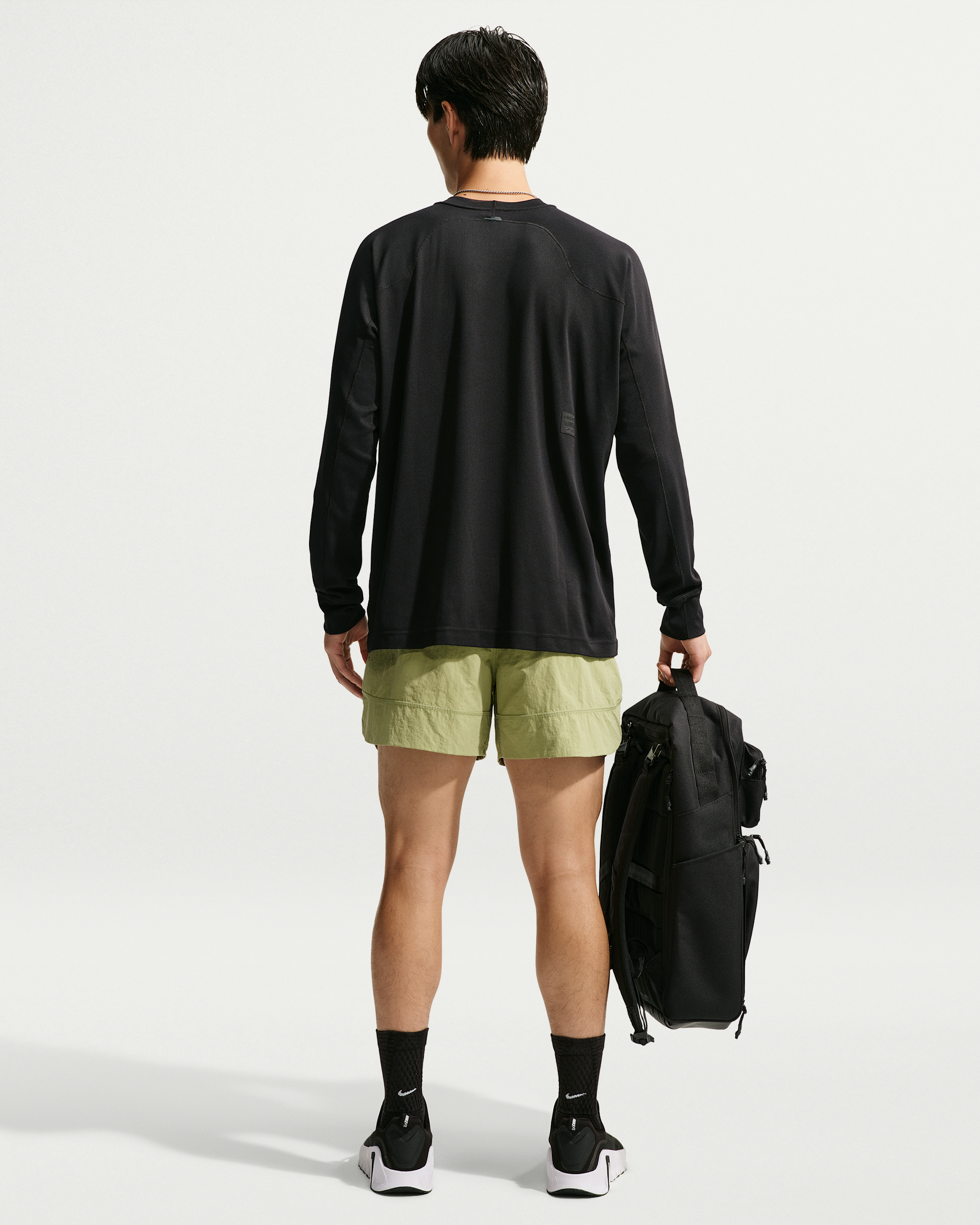 Nike N.A.C. Men's Dri-FIT Long-Sleeve Top - Black/Black - View 5