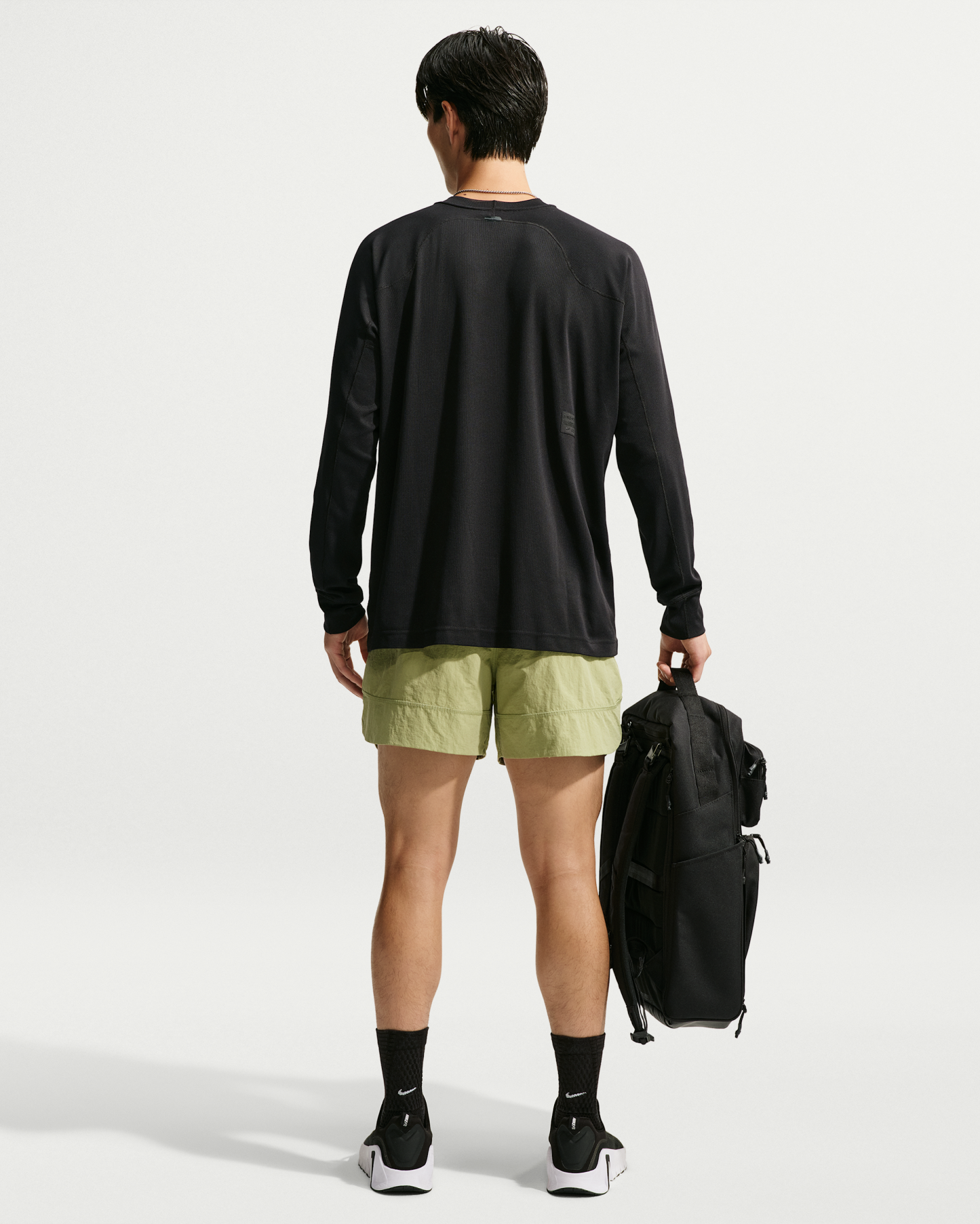 Nike N.A.C. Men's Dri-FIT Long-Sleeve Top - Black/Black - View 5
